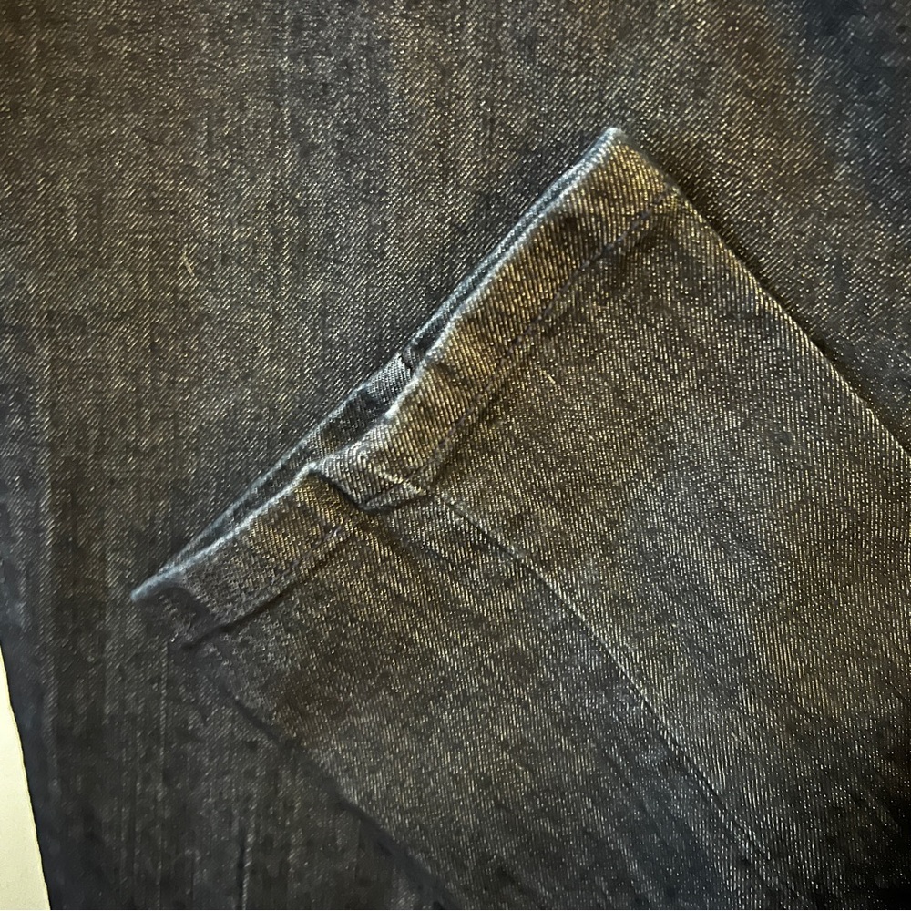 Dana Buchman Dark Blue Straight Leg Trouser Denim Pants - Picture 8 of 9